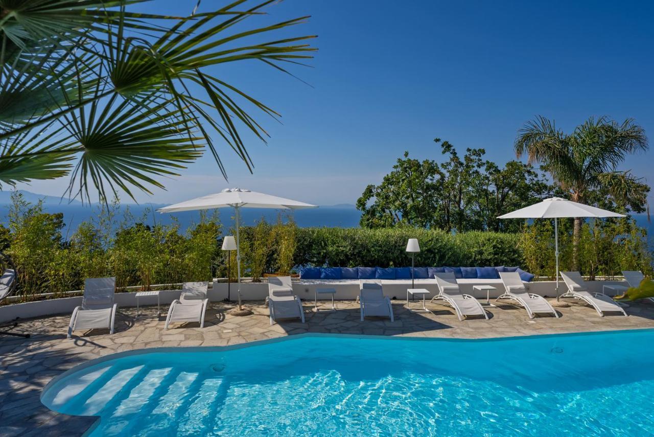 Capri Blue Luxury Villa Le Tre Monelle Anacapri  Exterior foto