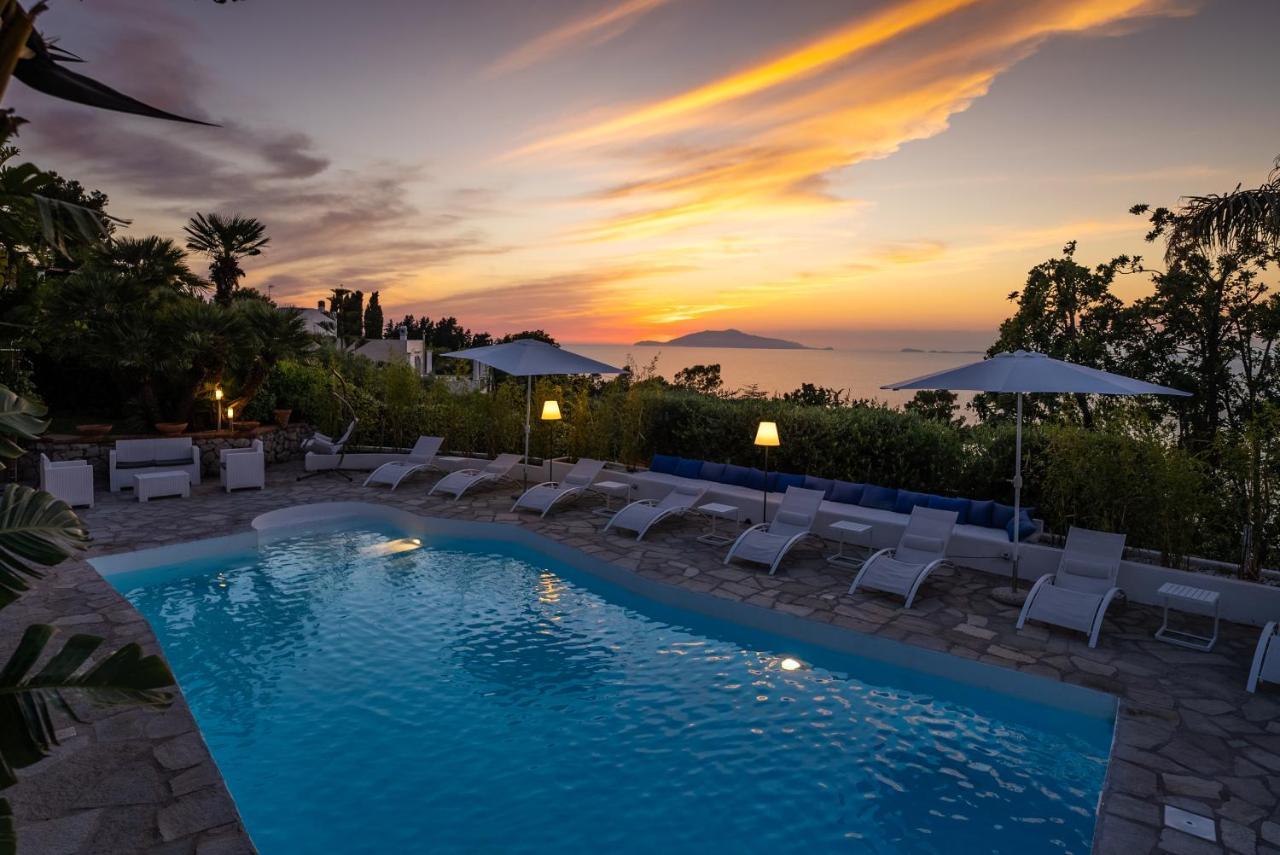 Capri Blue Luxury Villa Le Tre Monelle Anacapri  Exterior foto